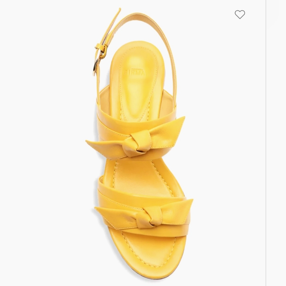 Alexandre Birman CLARITA BLOCK 60 YELLOW Size 41 (9.5-10 women's)
